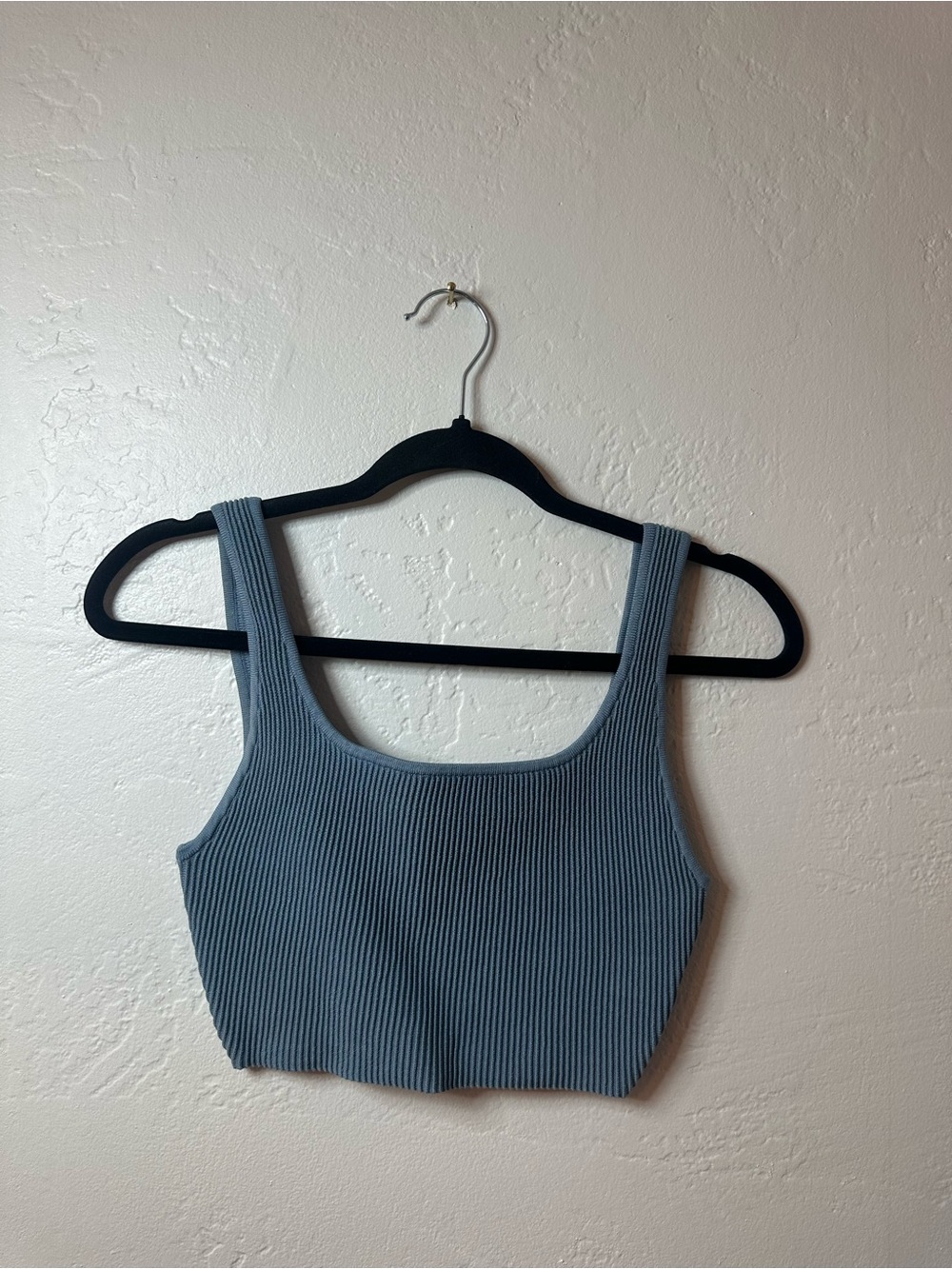 Aritzia blue ripped top